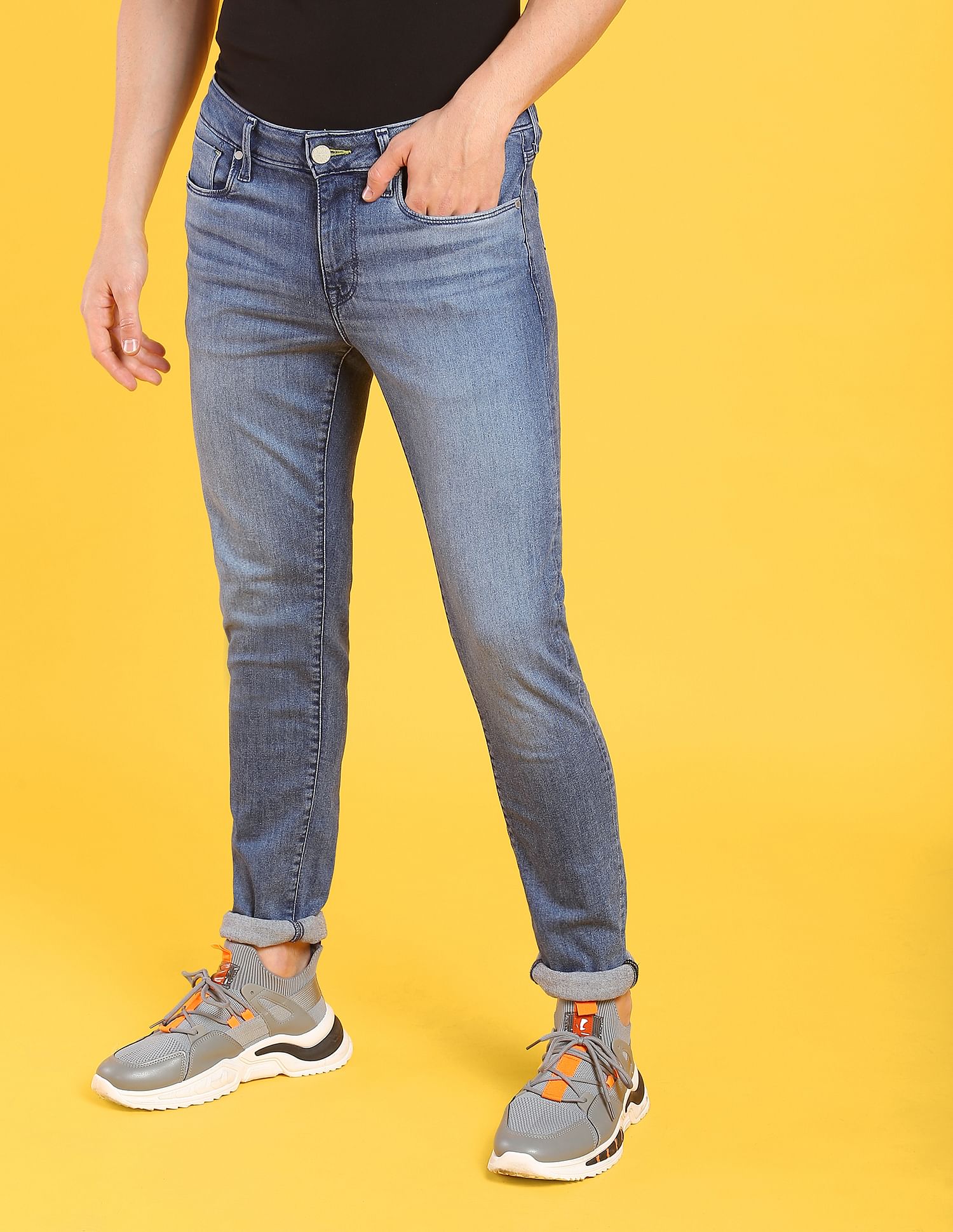 Flying Machine Jackson Skinny Fit Stone Wash F-Lite Jeans