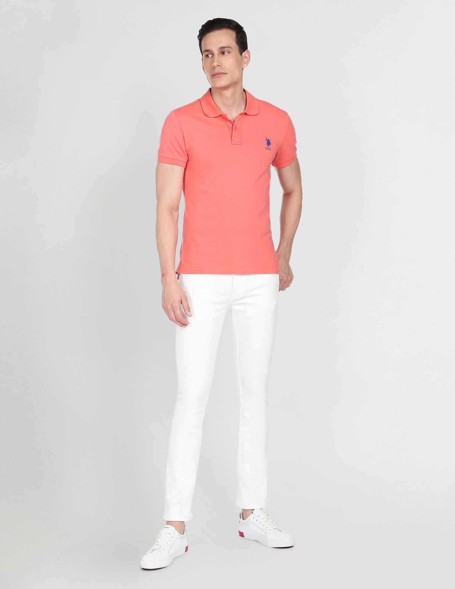U.S. Polo Assn. Denim Co. Regallo Skinny Fit White Jeans