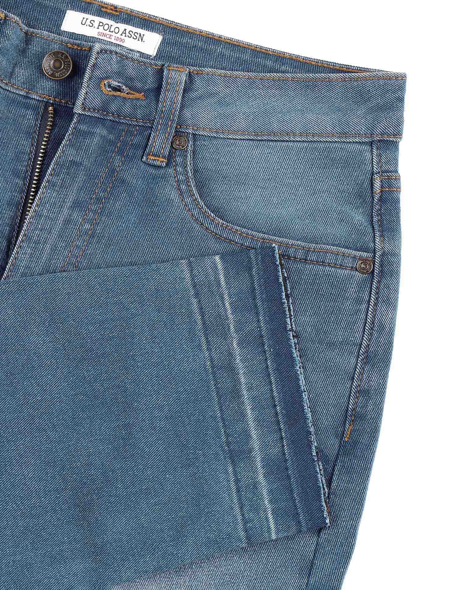 U.S. Polo Assn. Women High Rise Mom Fit Jeans