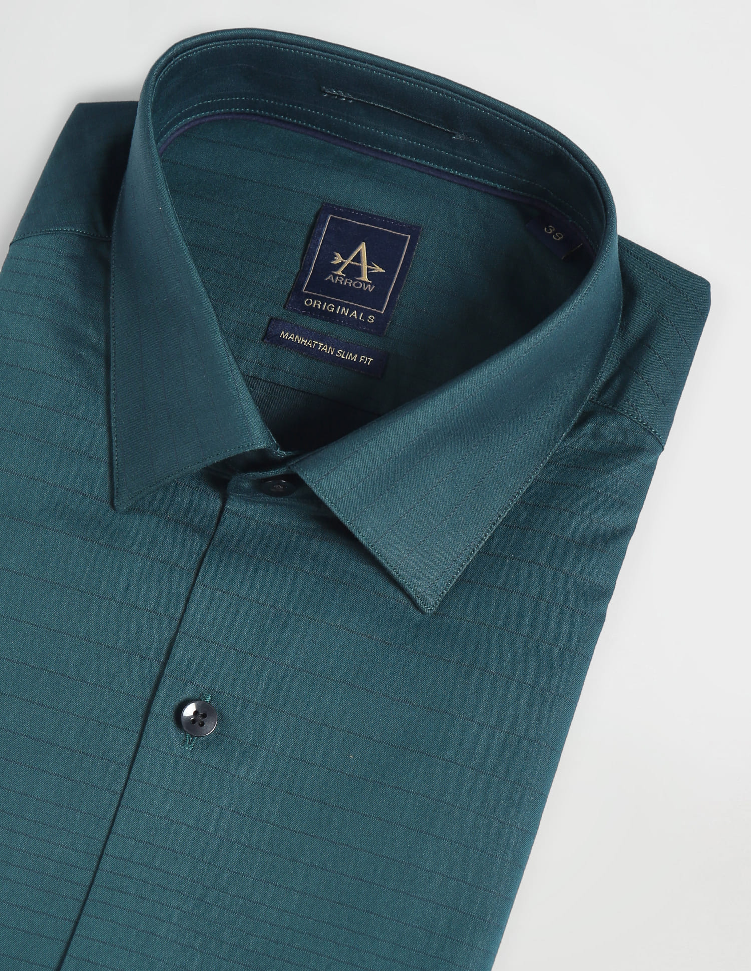 Buy Arrow Horizontal Stripe Slim Fit Shirt - NNNOW.com