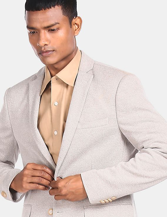 Light grey casual deals blazer mens