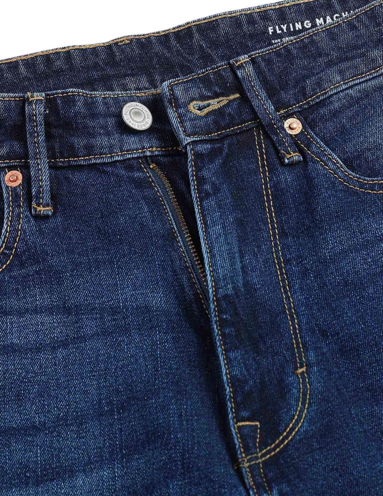 Flying Machine Bruce Bootcut Fit Mid Rise Jeans