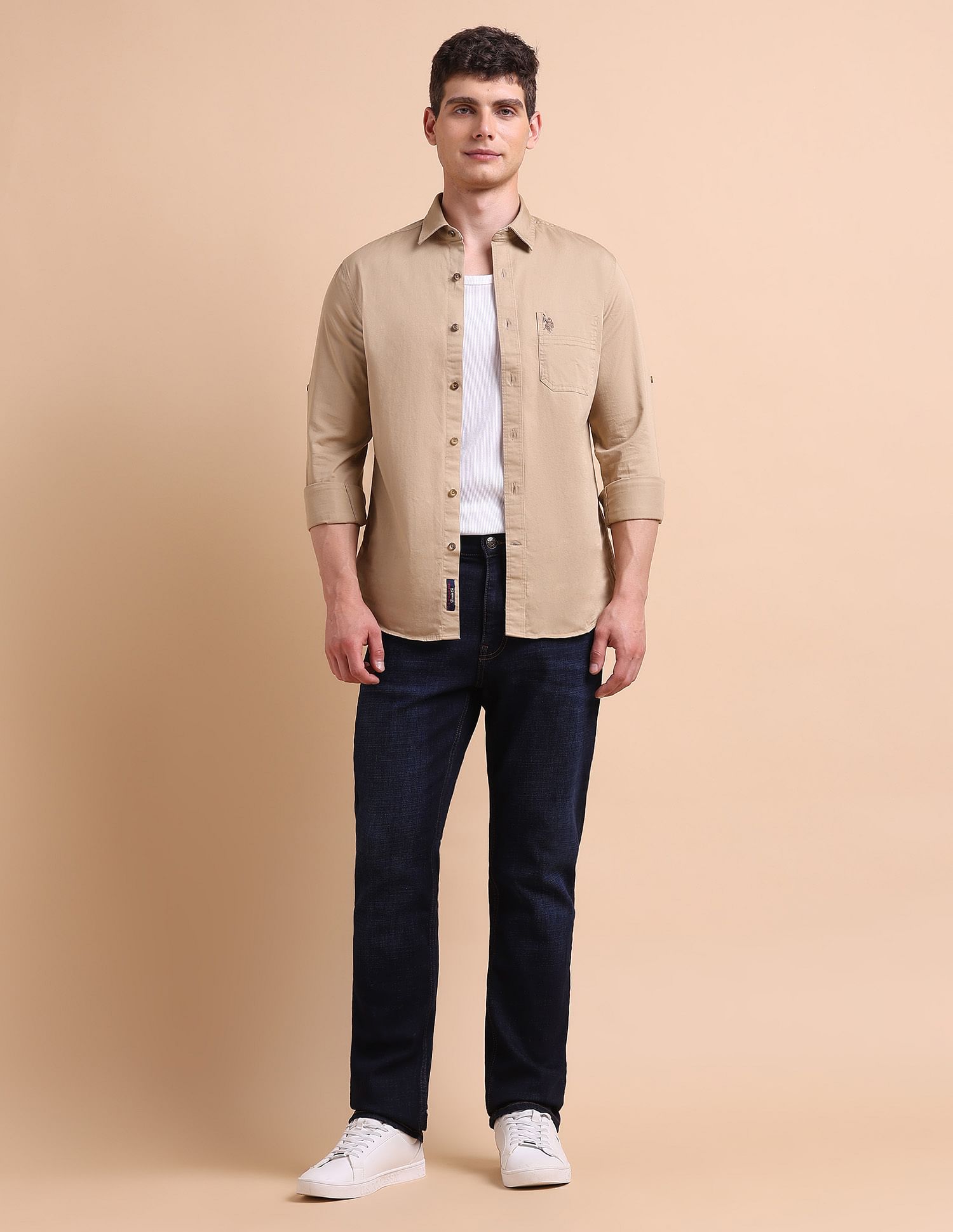 U.S. Polo Assn. Denim Co. Harold Slim Straight Fit Blue Jeans