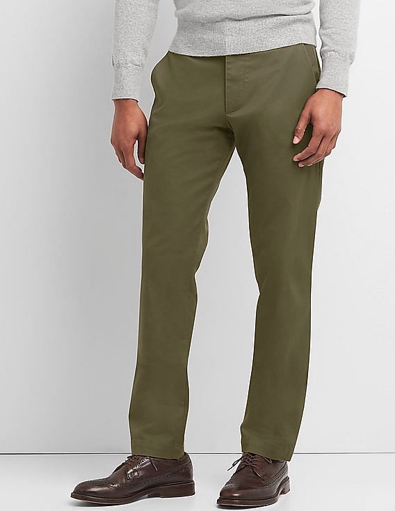 gap olive chinos