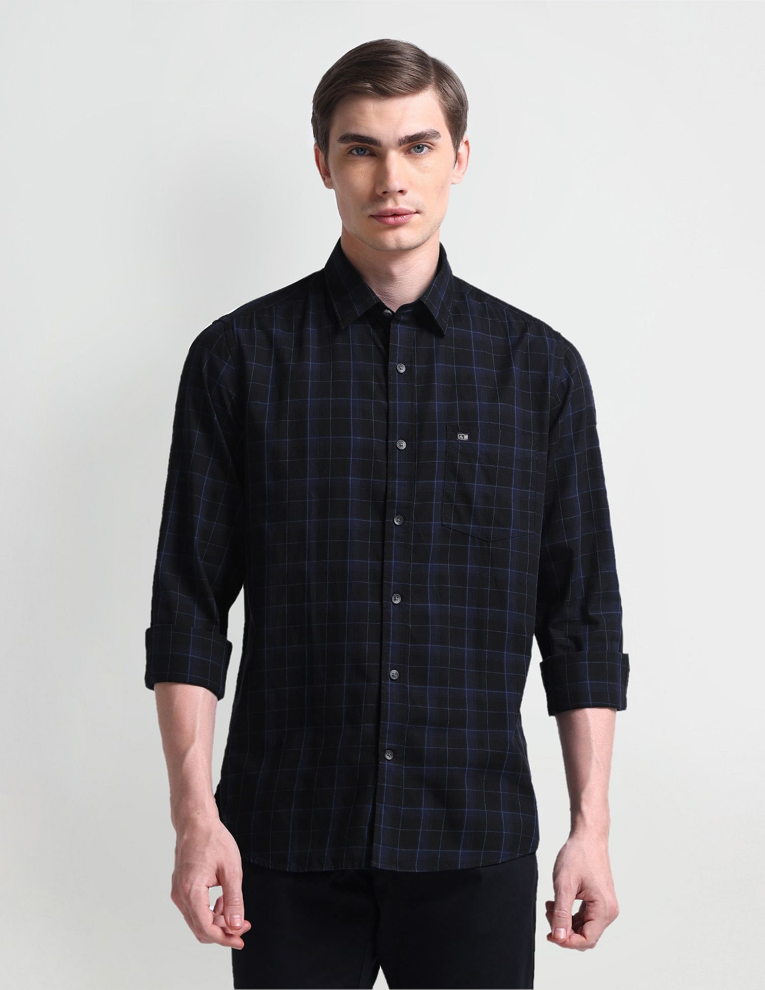 Arrow Sport Manhattan Slim Fit Twill Shirt