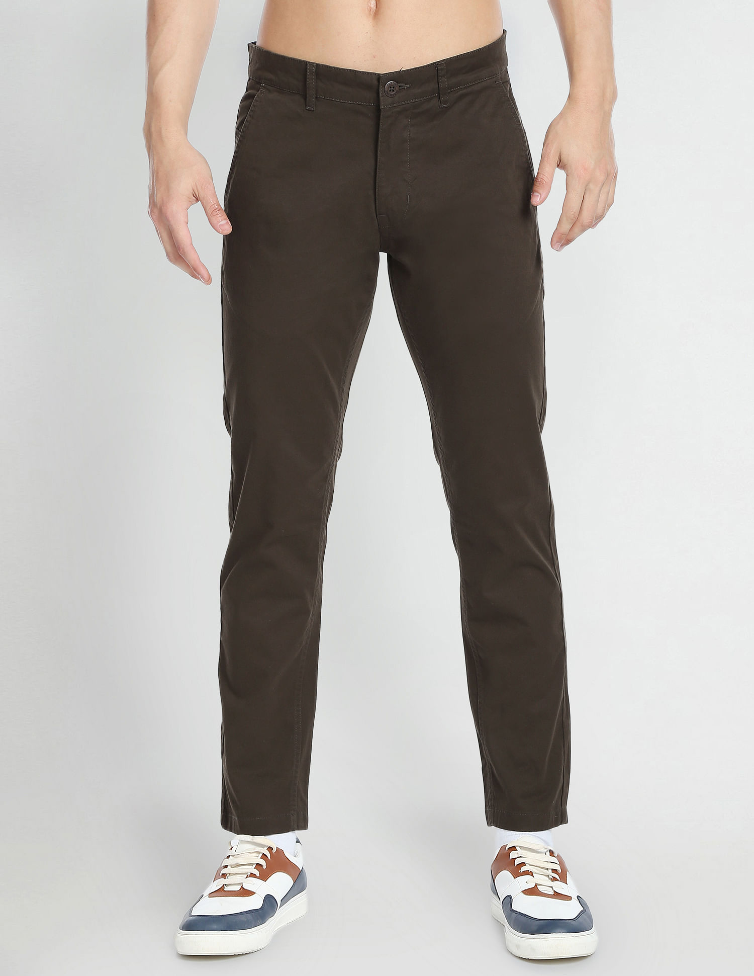 Flying Machine Solid Twill Trousers