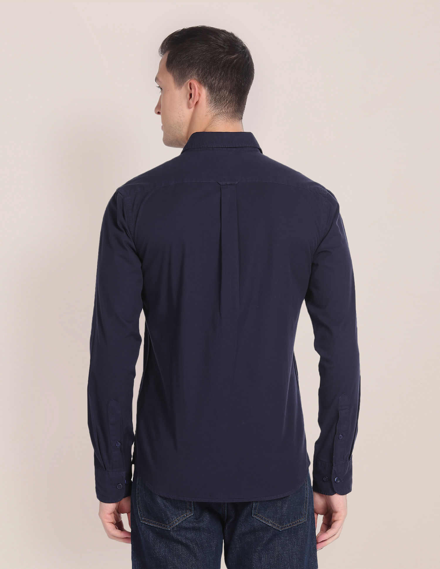 U.S. Polo Assn. Solid Cotton Twill Shirt