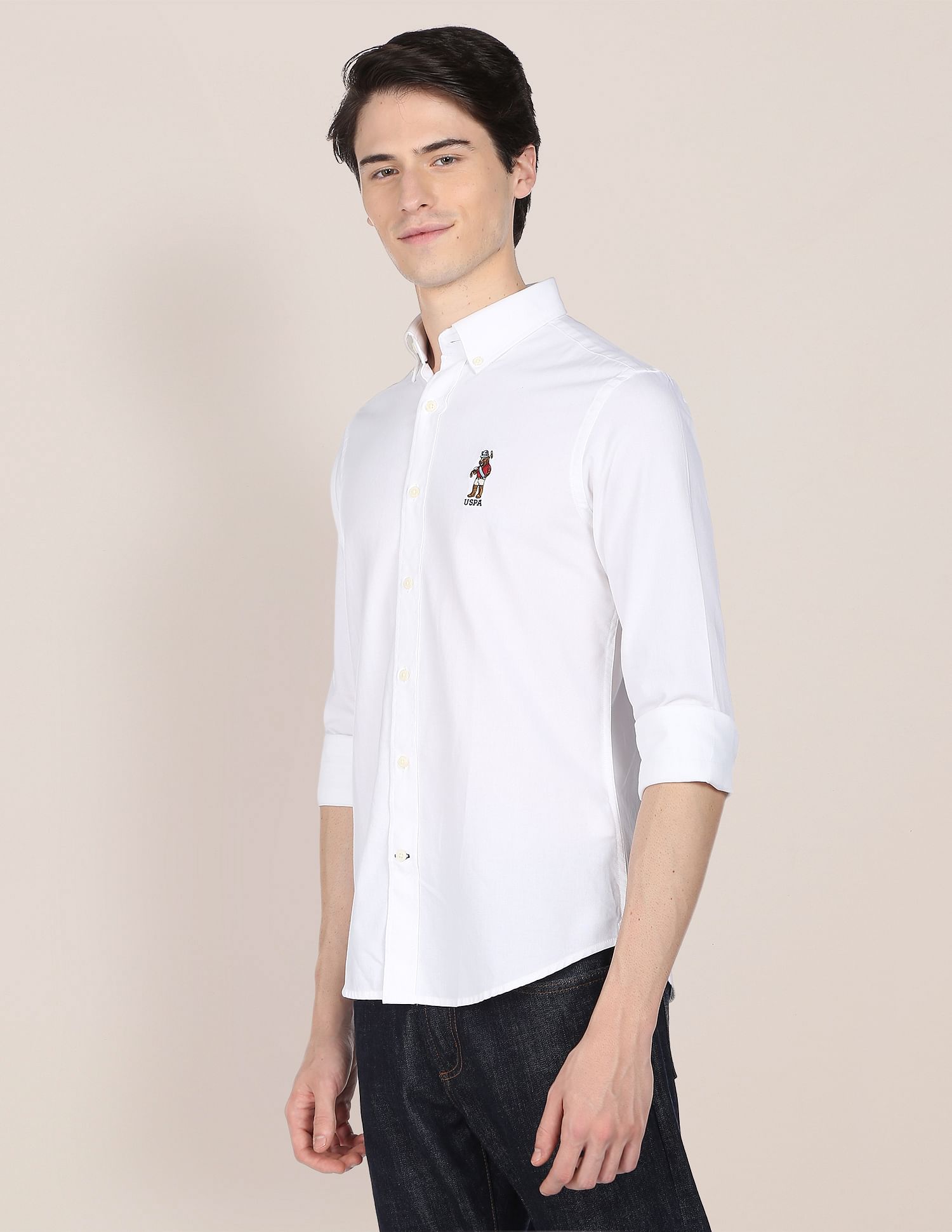 U.S. Polo Assn. Pure Cotton Oxford Casual Shirt