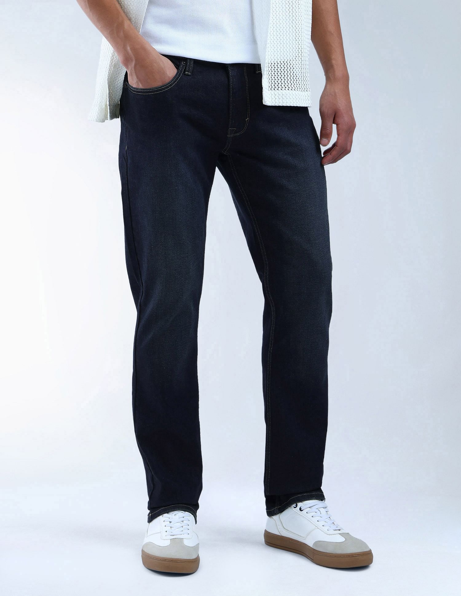 Flying Machine Freddie Slim Straight Fit Mrtf Jeans