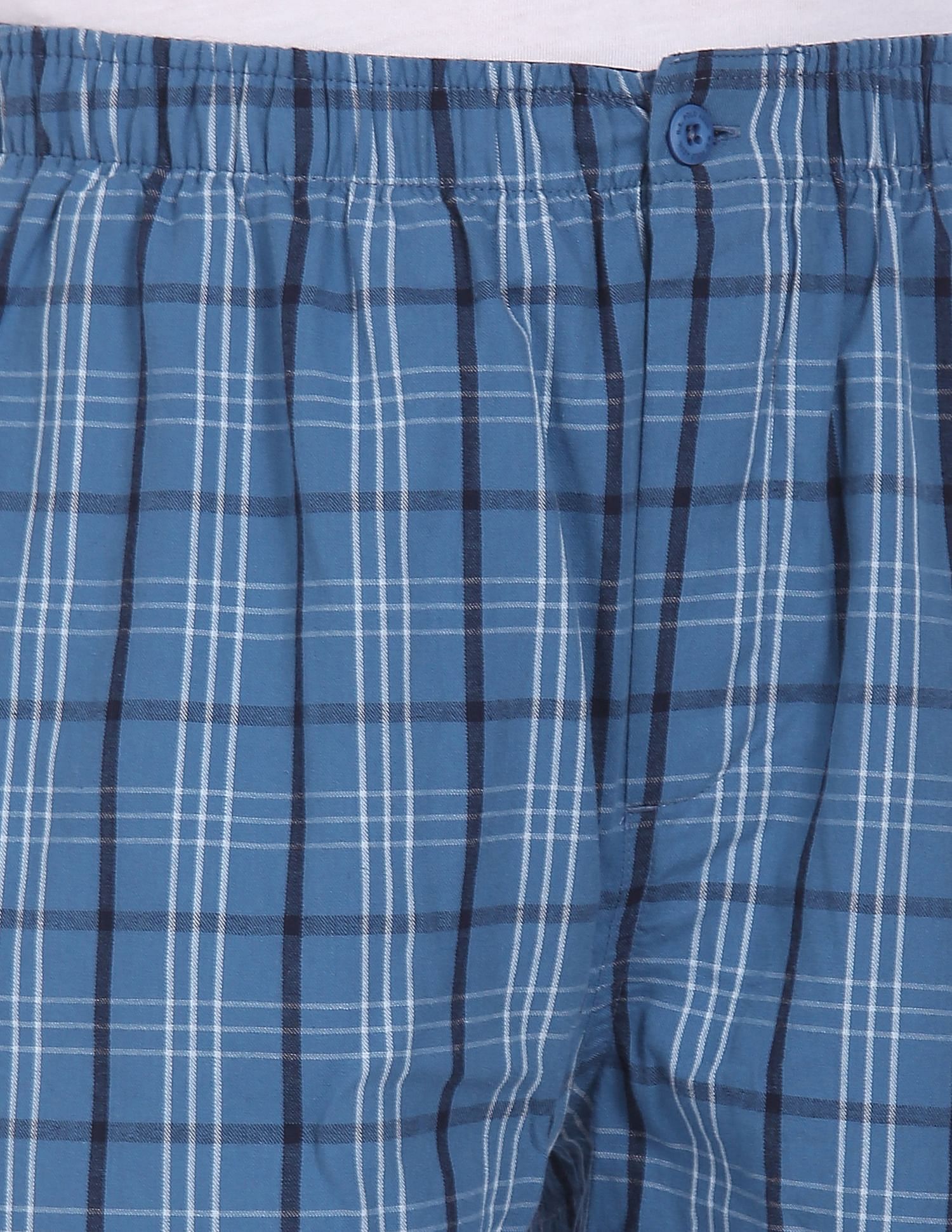 USPA Innerwear Pure Cotton Checked I692 Bermudas - Pack Of 1