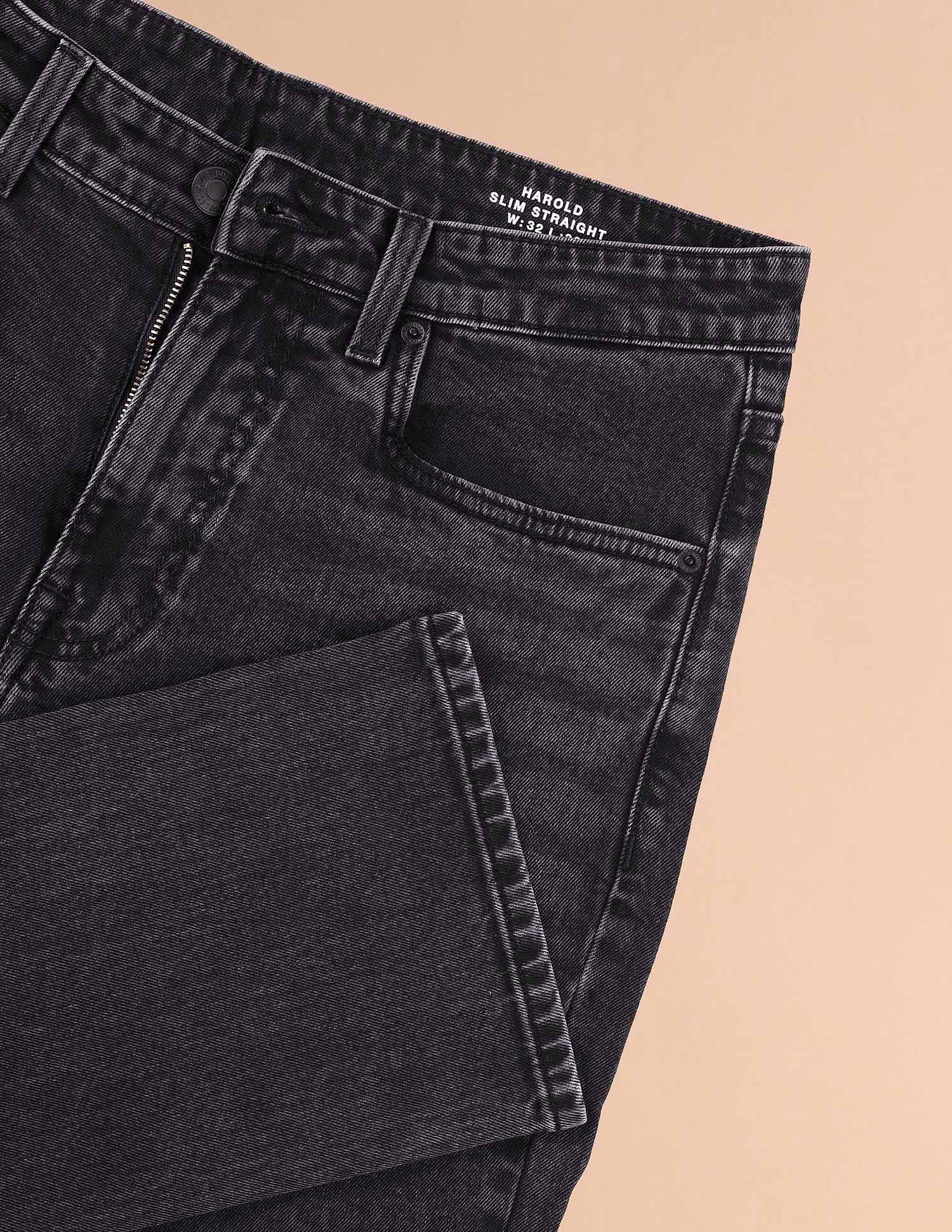 U.S. Polo Assn. Denim Co. Harold Slim Straight Fit Grey Jeans