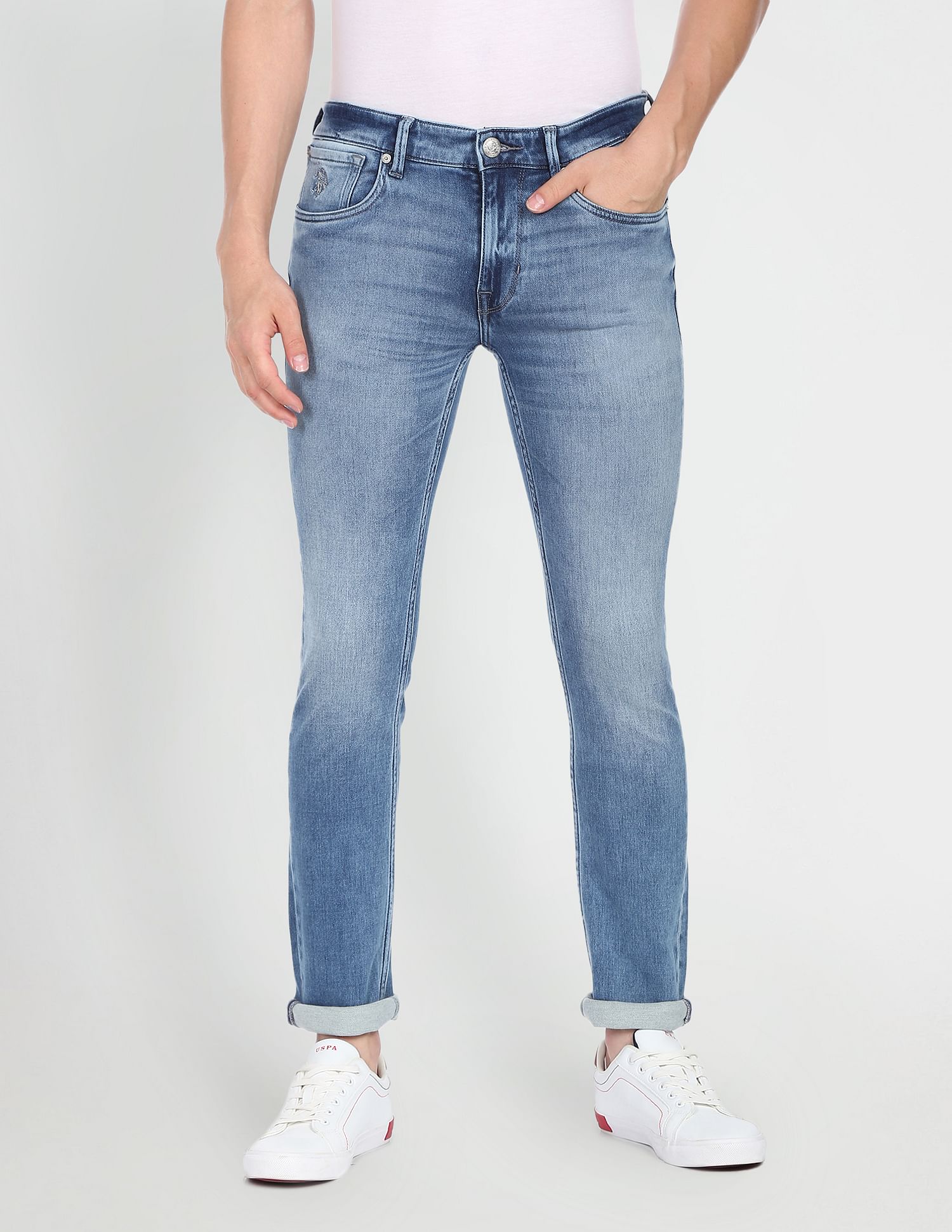 U.S. Polo Assn. Denim Co. Regallo Skinny Fit Blue Jeans