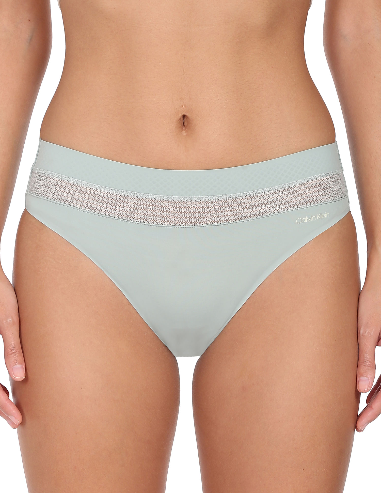 Buy Calvin Klein Underwear Women Teal Branded Waistband Low Rise Bikini  Panty - NNNOW.com