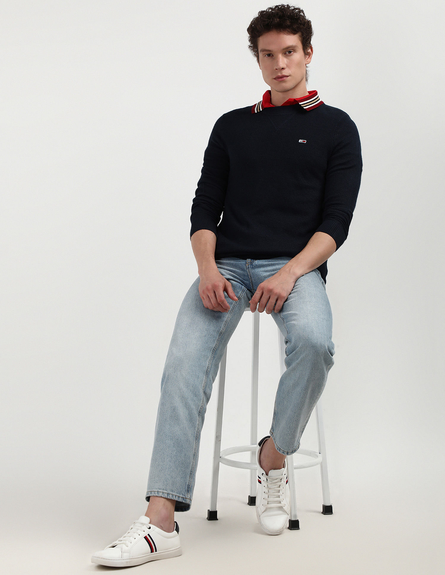 Tommy Hilfiger Slim Essential Waffle Sweater