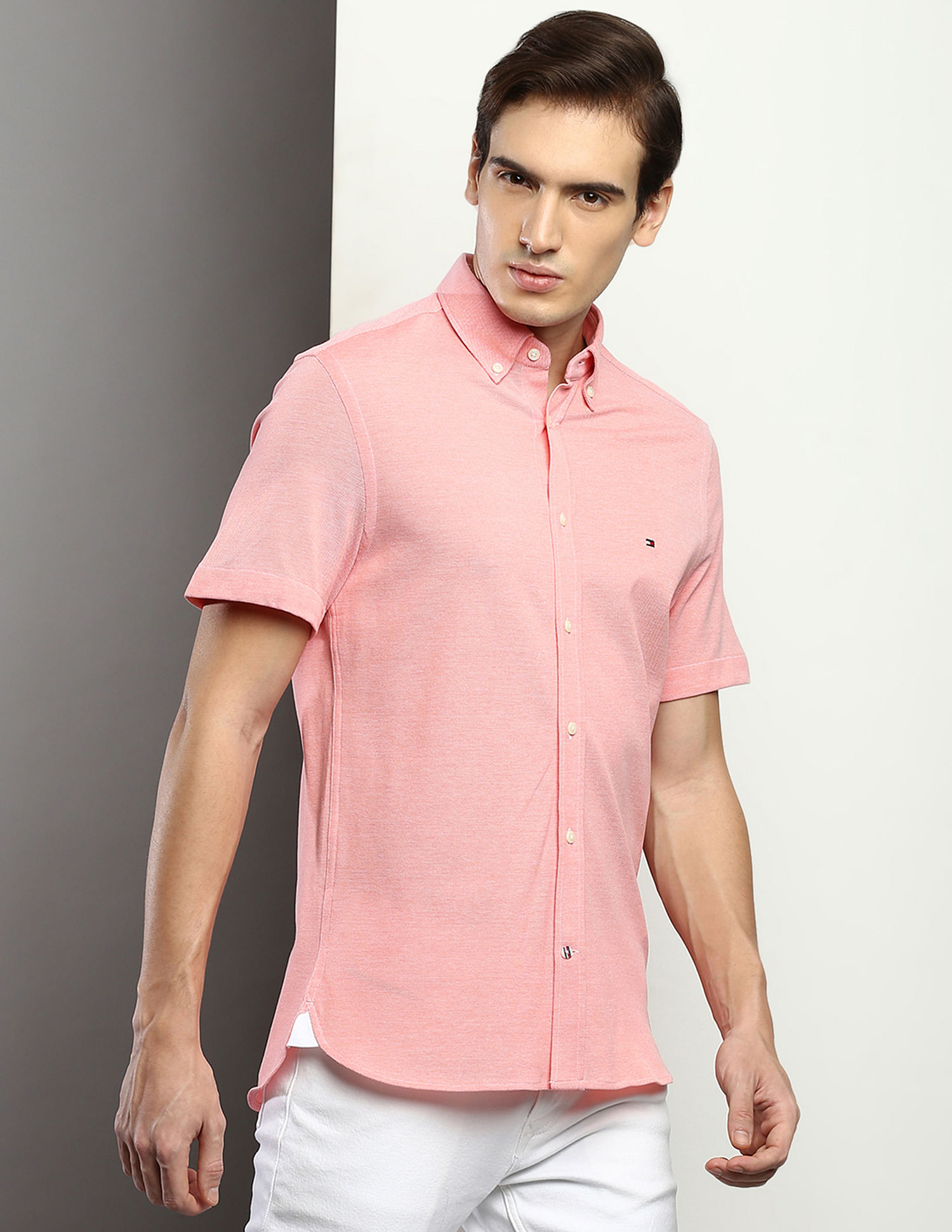 Tommy Hilfiger Organic Cotton 1985 Knitted Casual Shirt