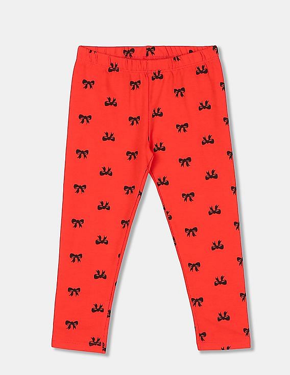 Cotton Kids Red Plain Legging at Rs 80/piece in Ahmedabad | ID: 26503601462