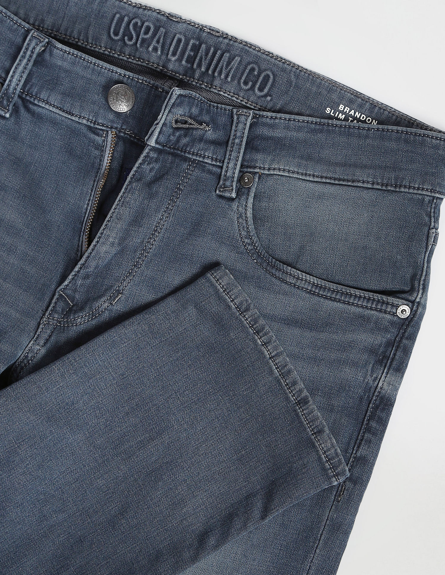 U.S. Polo Assn. Denim Co. Brandon Slim Tapered Fit Blue Jeans