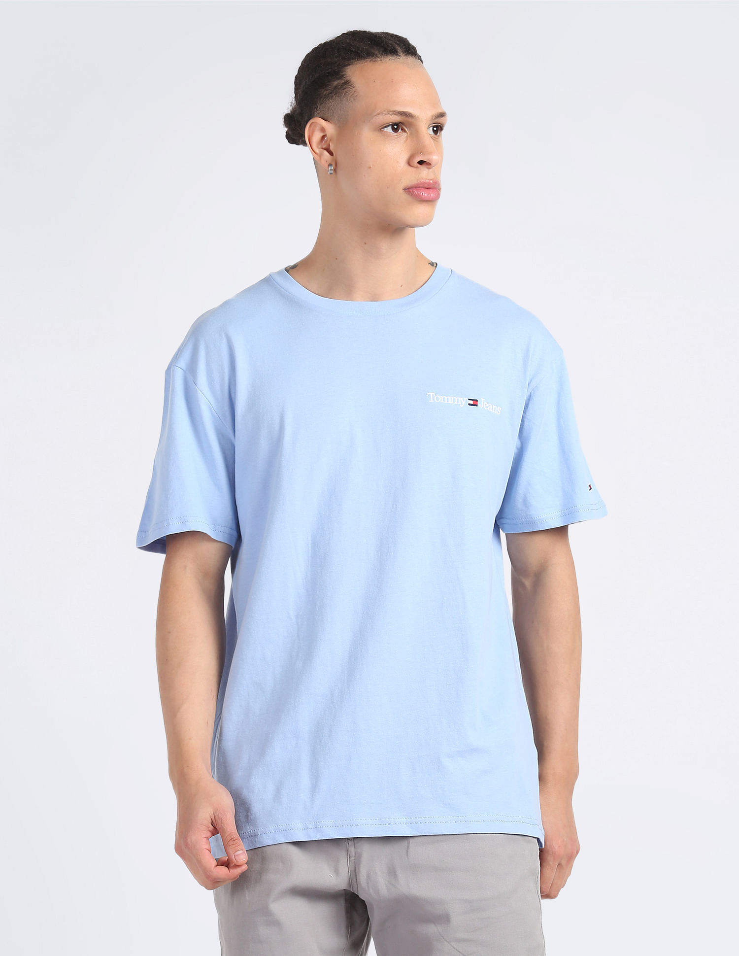 Tommy Hilfiger Linear Solid Transitional Cotton T-Shirt