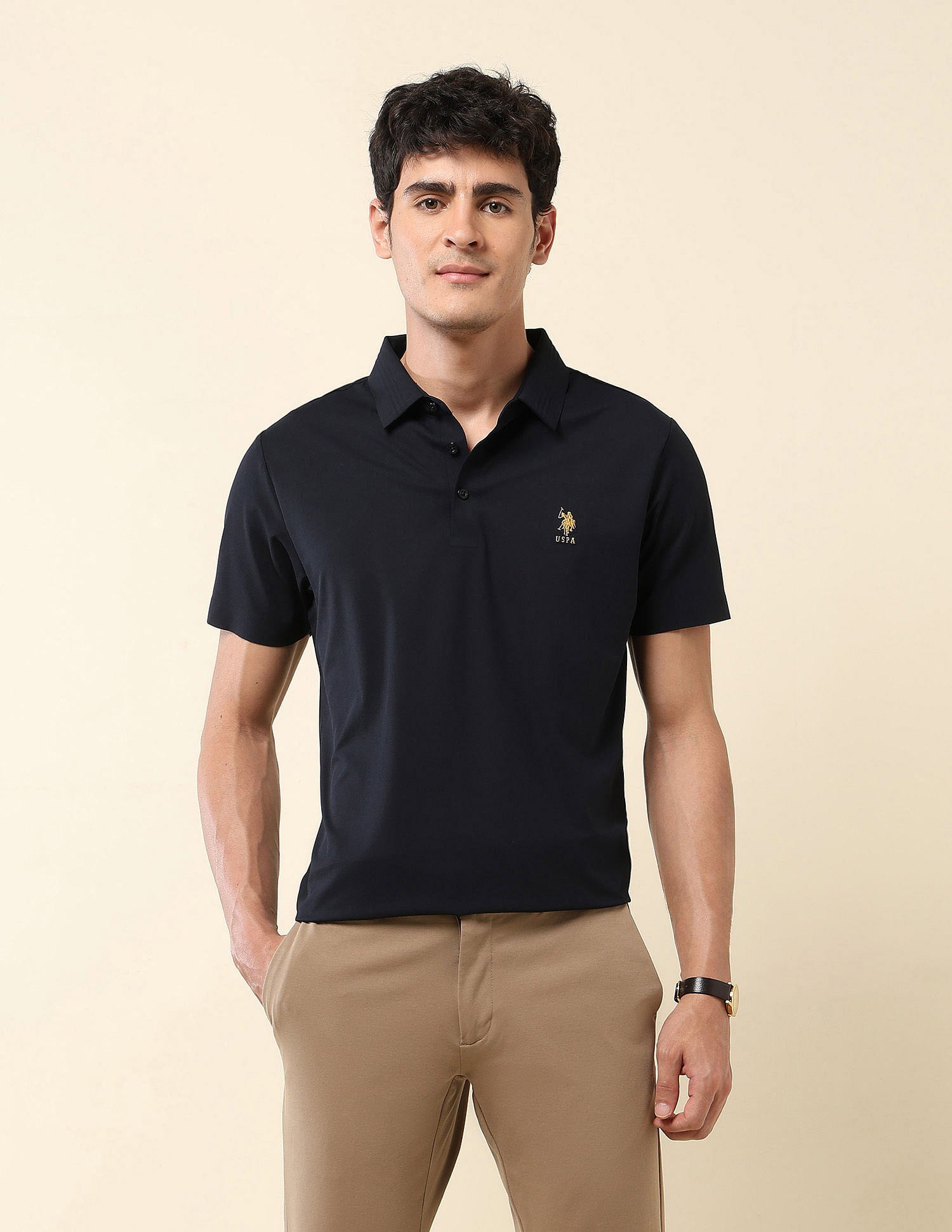 U.S. Polo Assn. Slim Fit Gentlemans Club Polo Shirt
