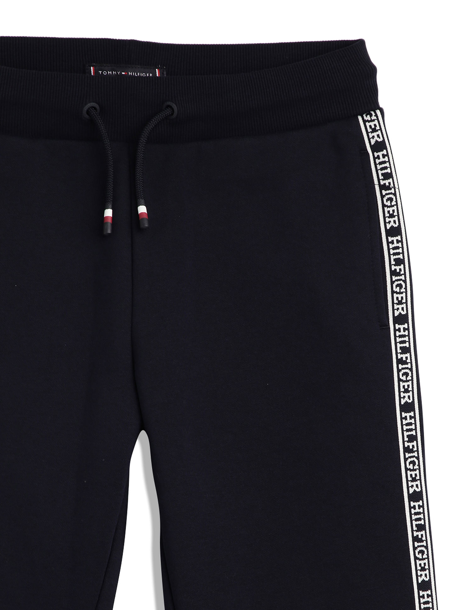 Tommy Hilfiger Kids Boys Transition Cotton Brand Tape Joggers