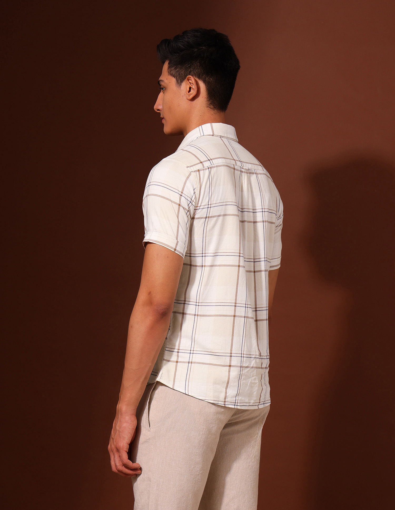U.S. Polo Assn. Grid Tattersall Checked Pure Cotton Shirt