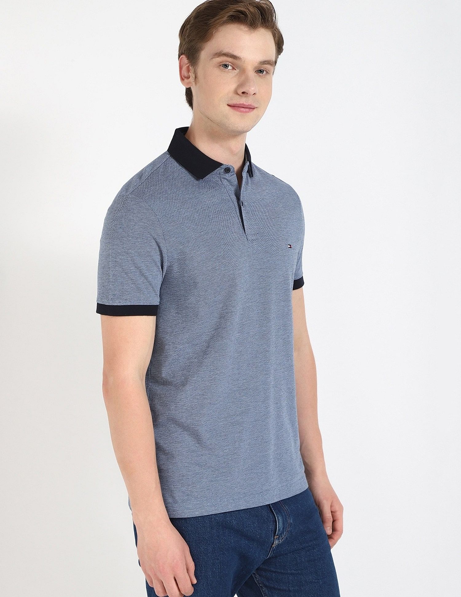 Tommy Hilfiger Solid Regular Fit Polo