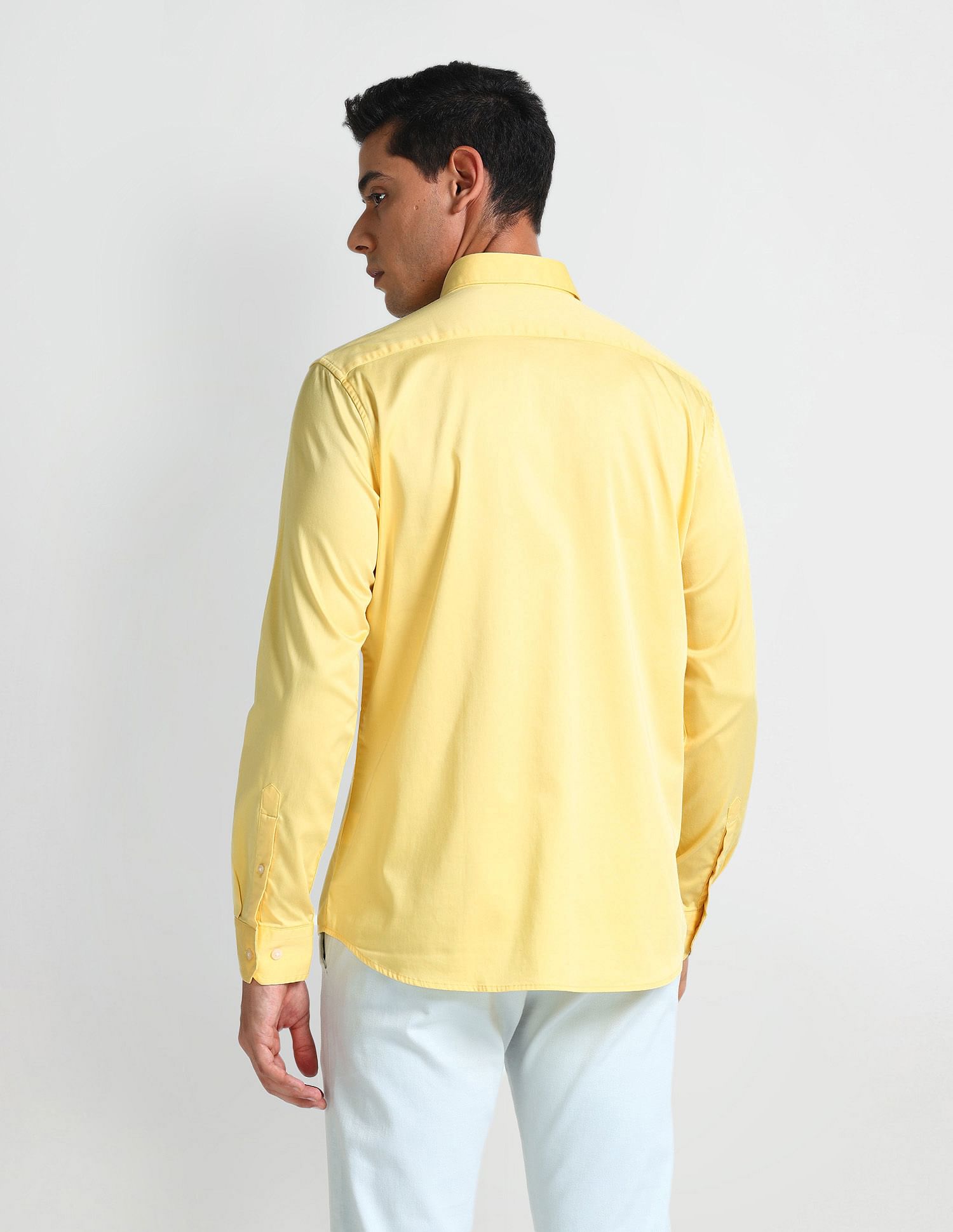 Arrow Sports Long Sleeve Solid Shirt
