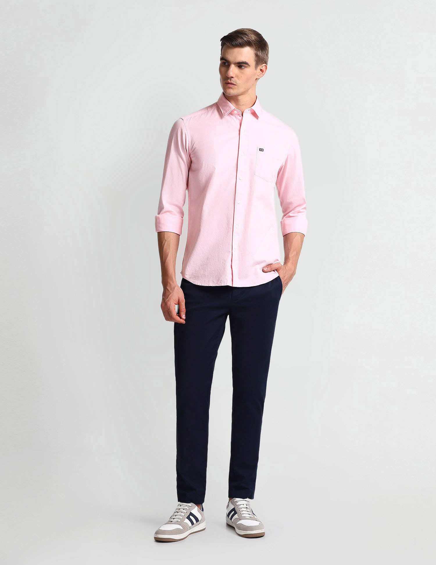 Arrow Sports Manhattan Slim Fit Twill Shirt