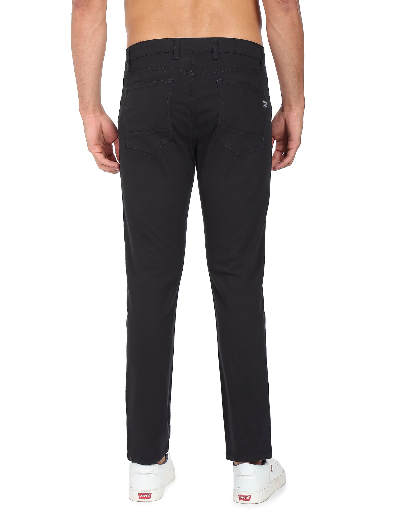 Flying Machine Slim Tapered Fit Twill Trousers