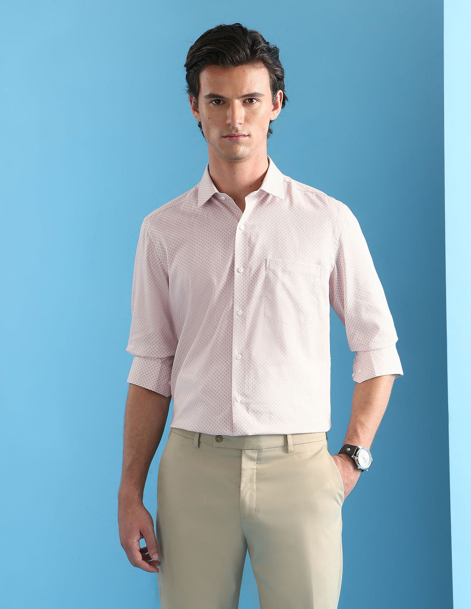 Arrow Geometric Printed Velocity Shirt