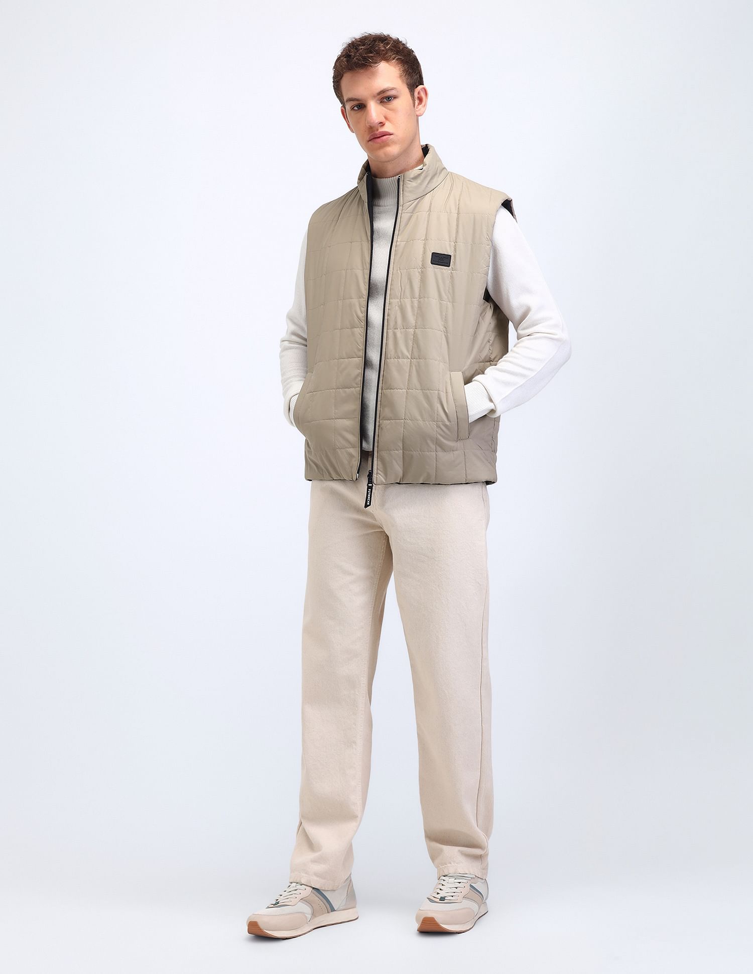 Flying Machine Reversible Regular Fit Padded Jacket