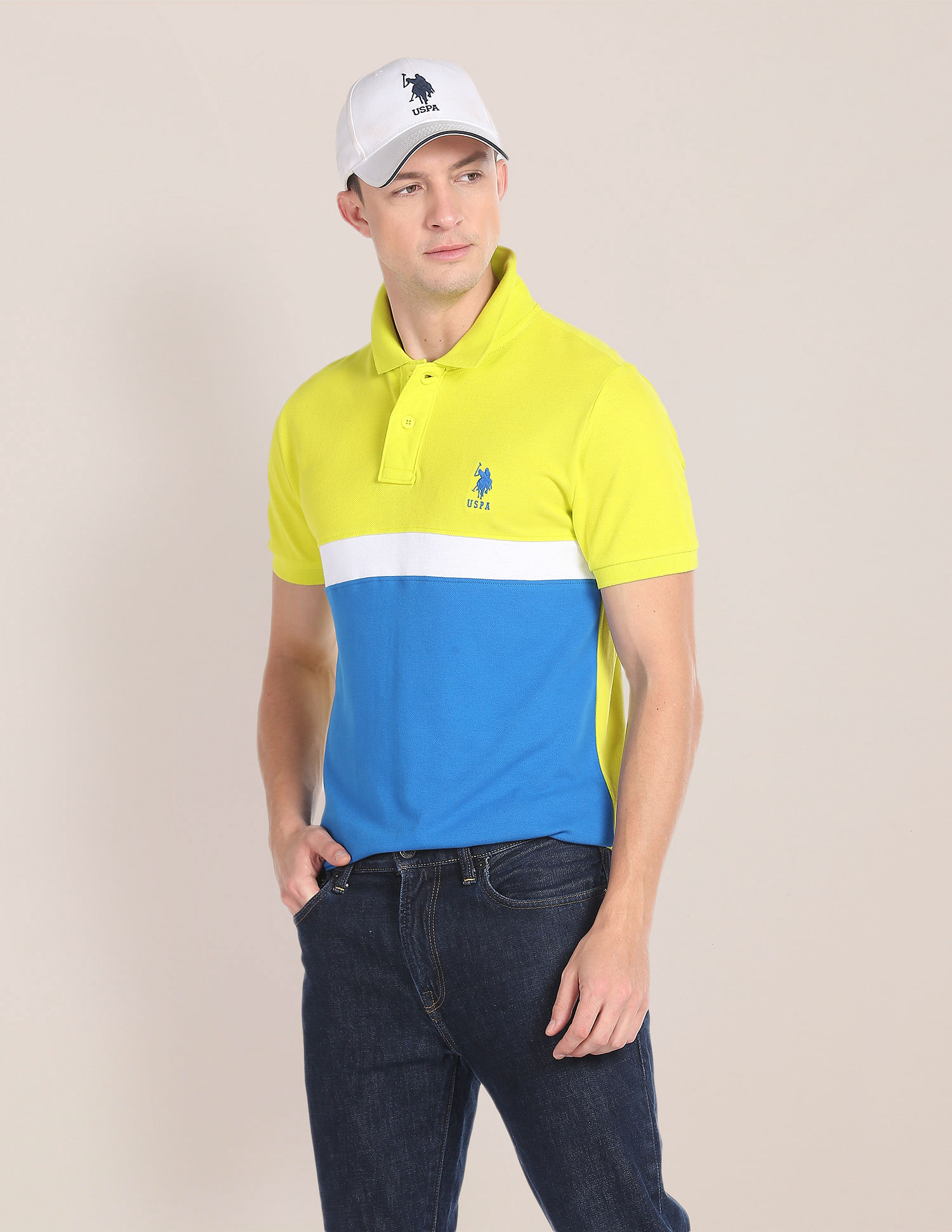 Colour clearance block polo