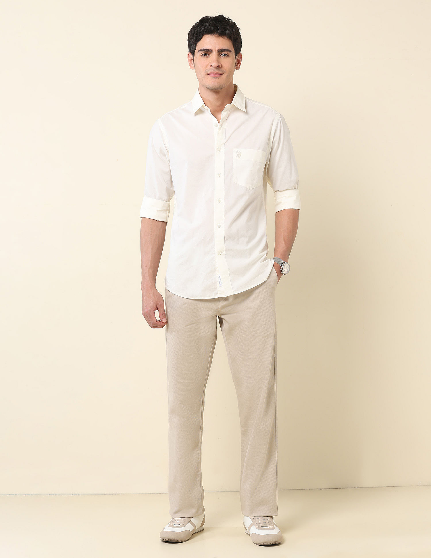 U.S. Polo Assn. Pure Cotton Tailored Fit Shirt