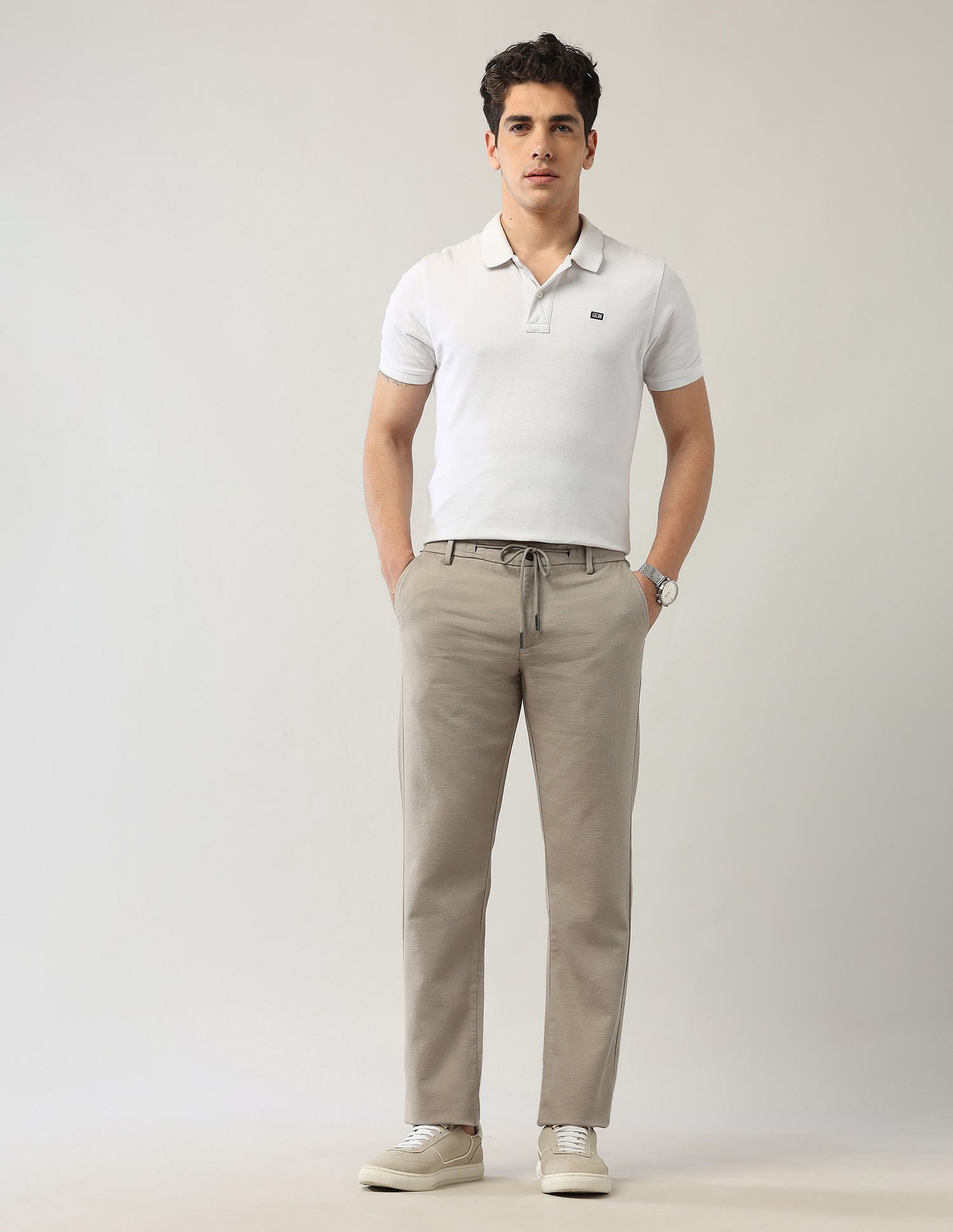 Arrow Sport Regular Fit Night Is Young Trousers