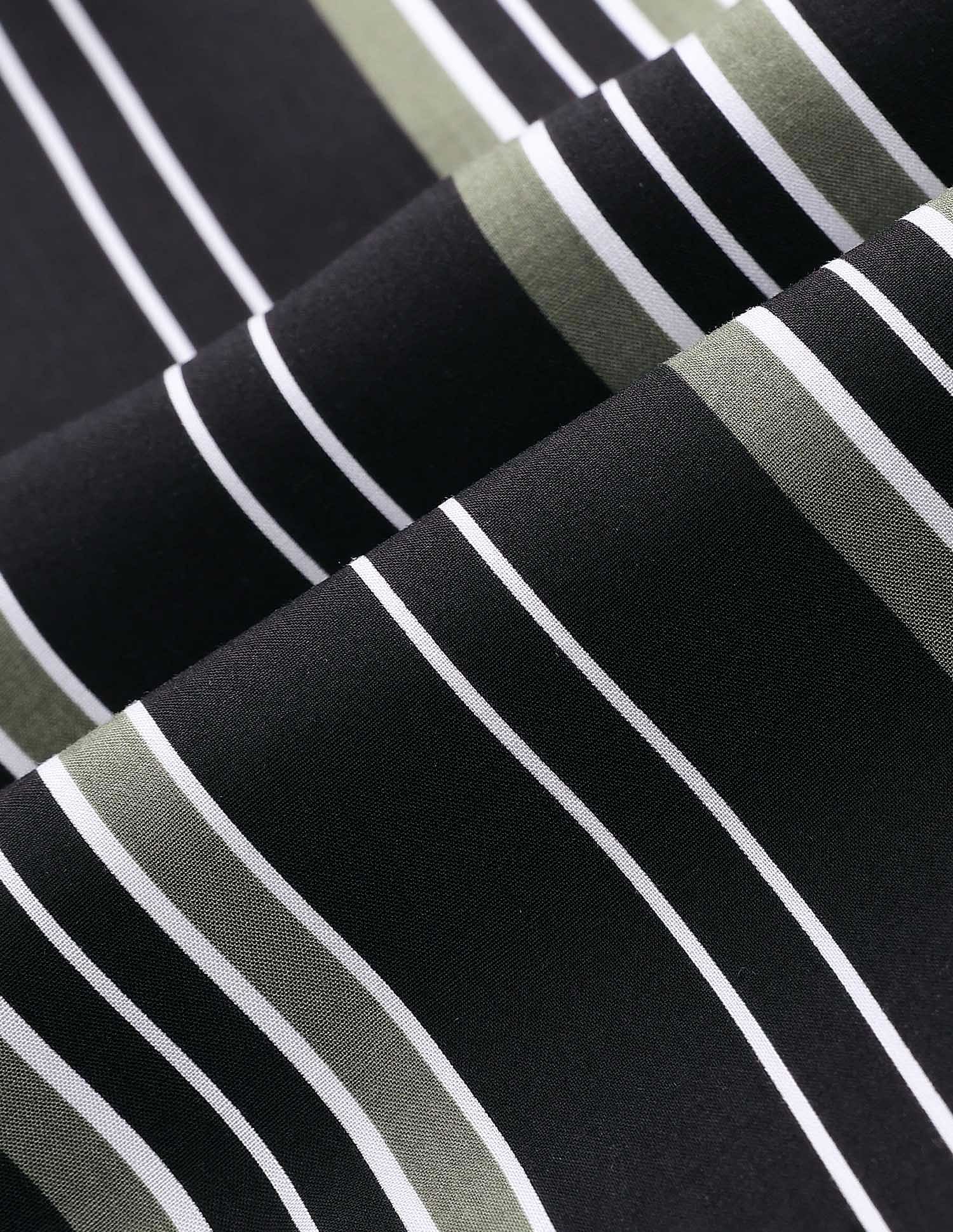 Flying Machine Vertical Striped Original Cuban Shirt