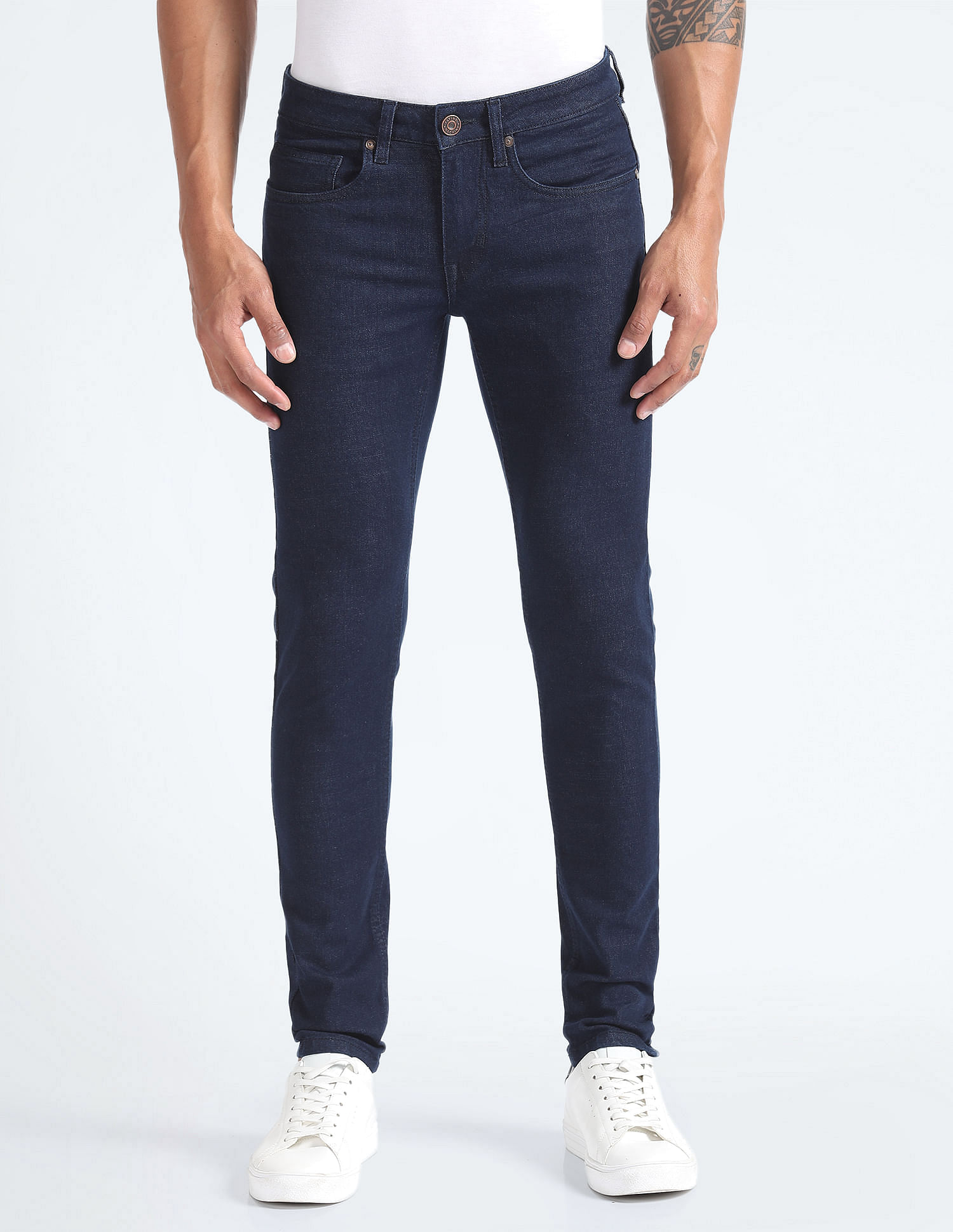 Flying Machine Jackson Skinny Fit Low Rise Jeans