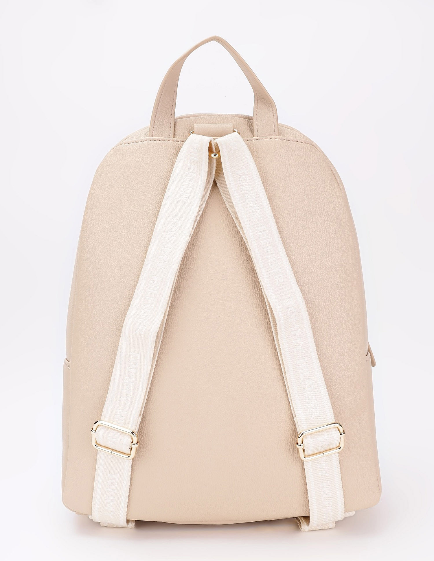 Tommy Hilfiger Solid Beige Pu Backpack