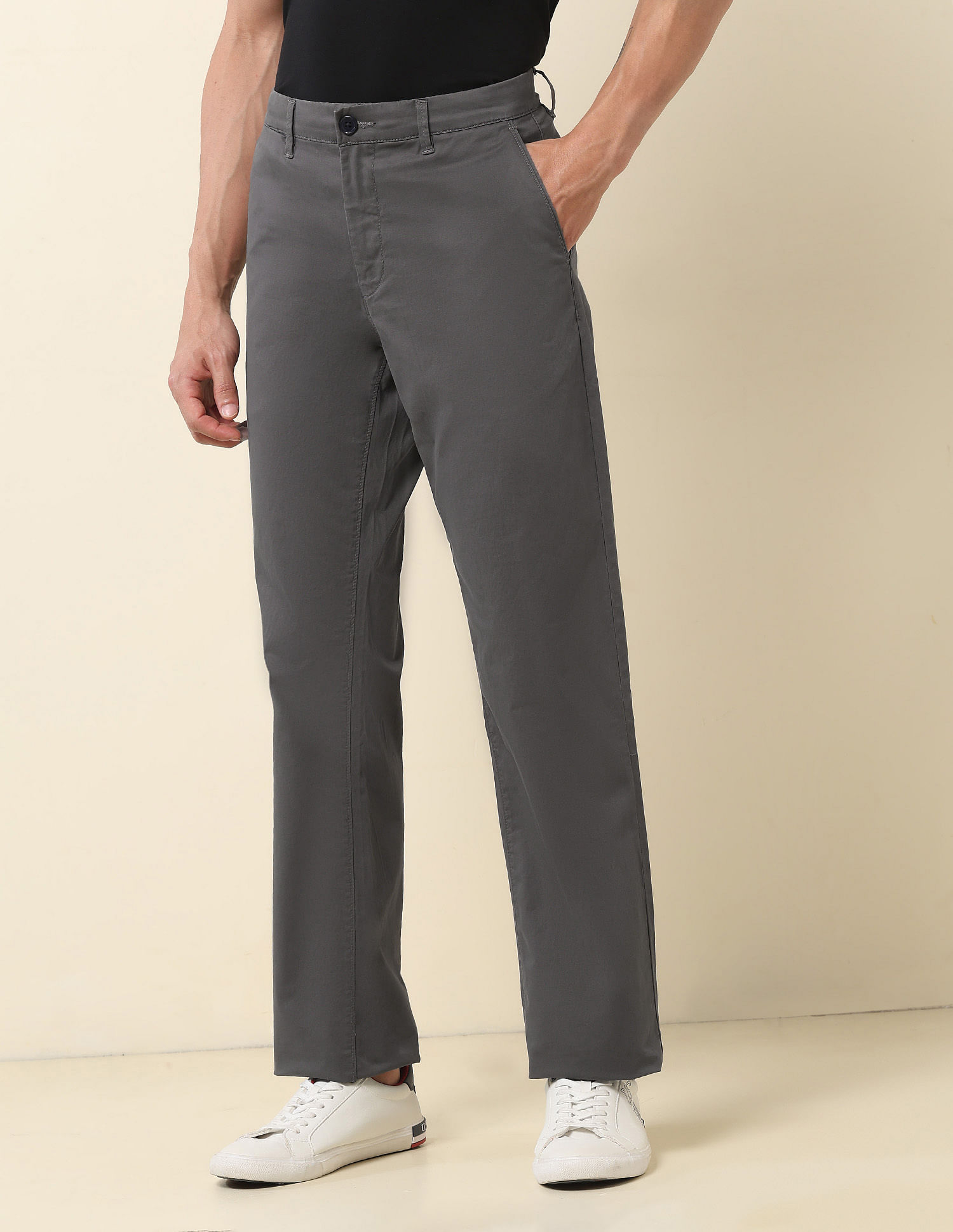 U.S. Polo Assn. Riley Straight Fit Twill Trousers