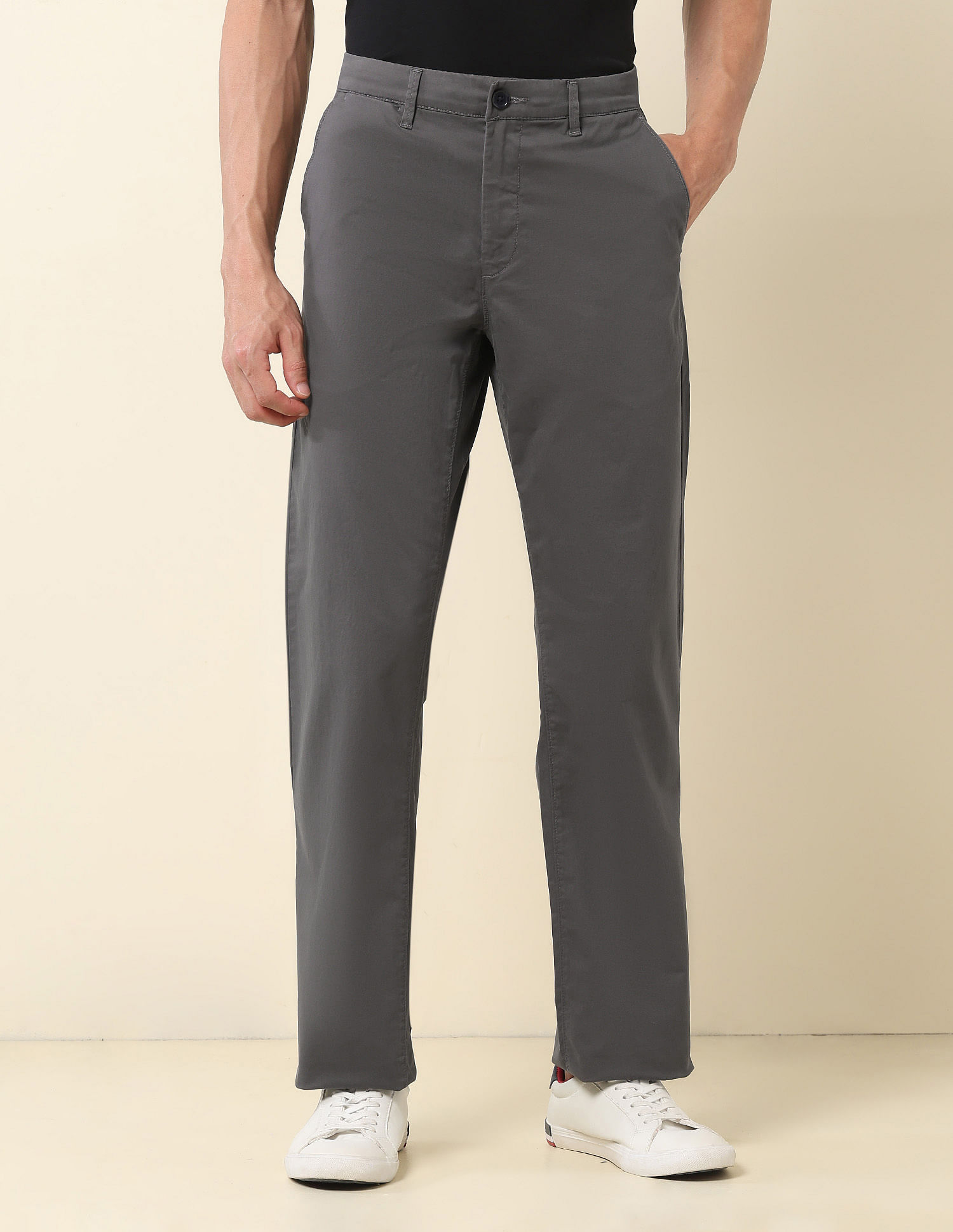 U.S. Polo Assn. Riley Straight Fit Twill Trousers