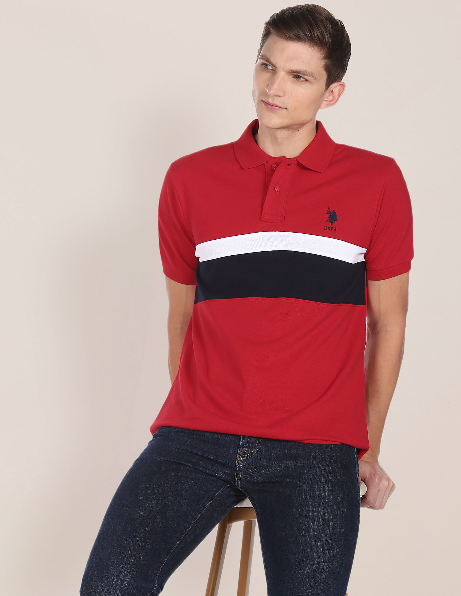 Buy U.S. Polo Assn. Cotton Luxury Polo Shirt - NNNOW.com