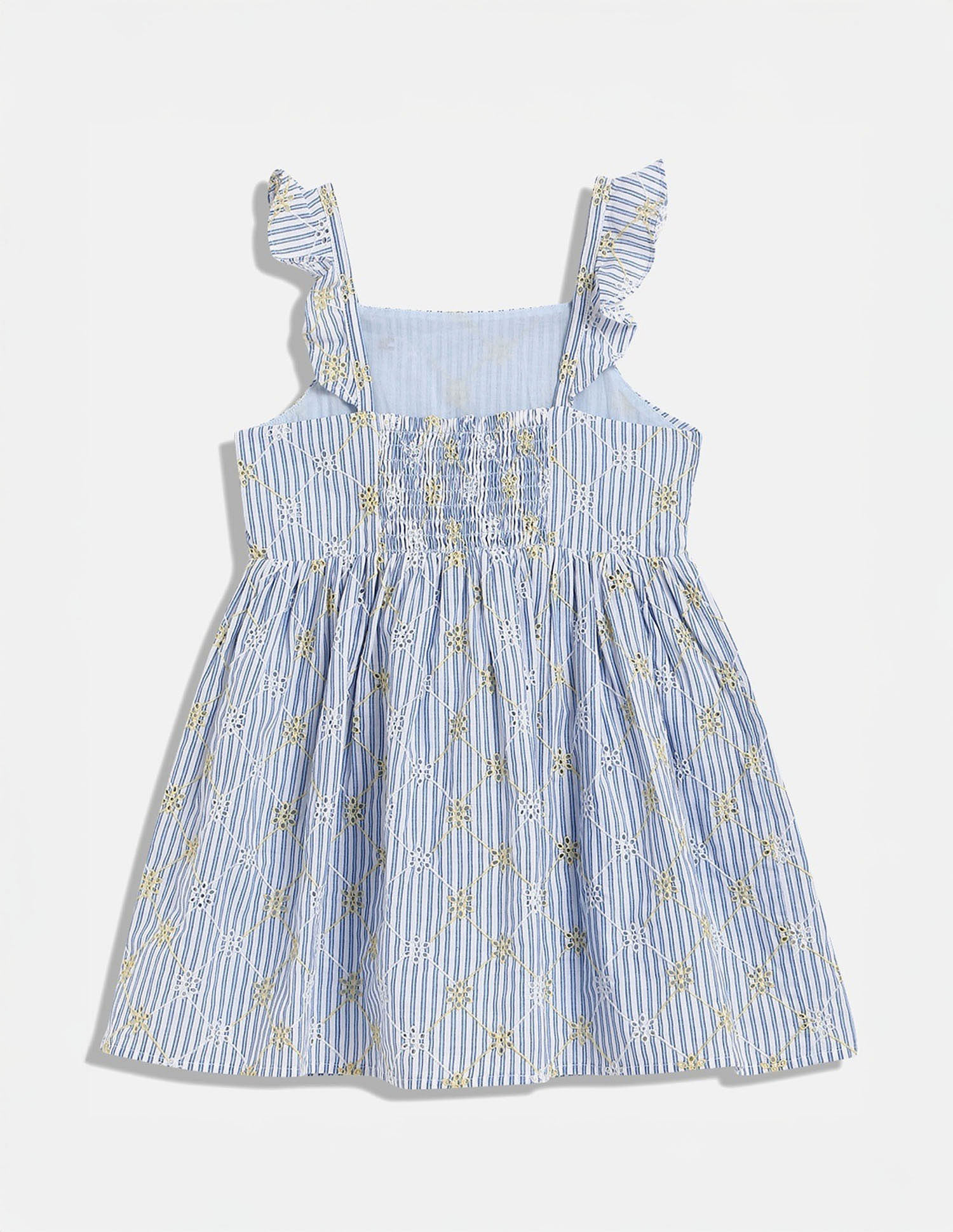 Tommy Hilfiger Kids Girls Striped Regular-Fit Cotton Dresses