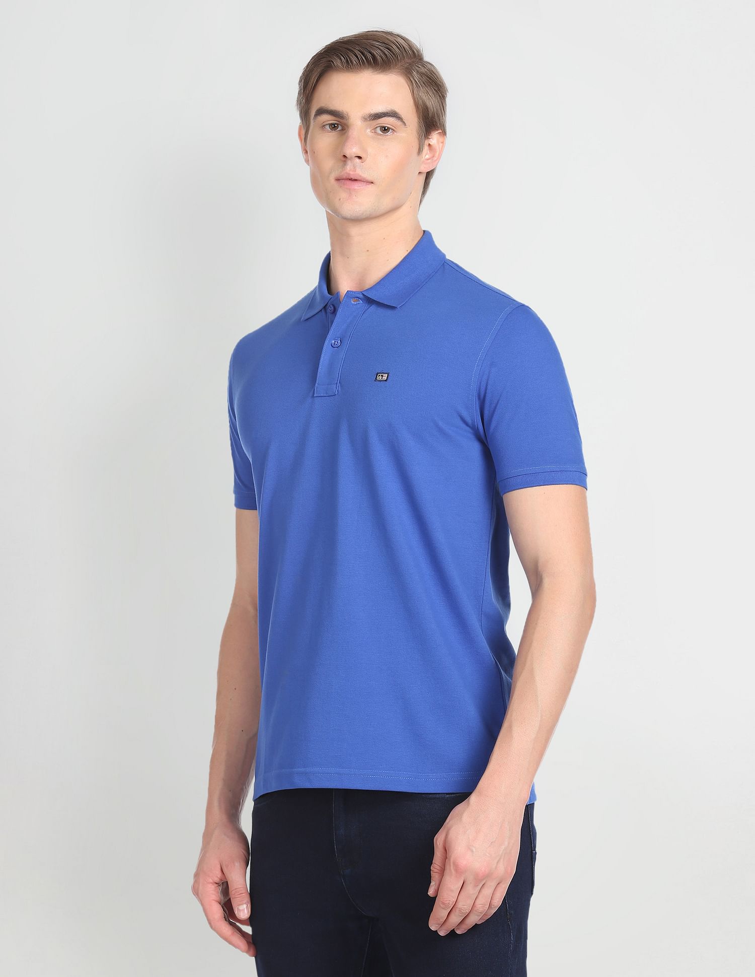 Arrow Sport Solid Pique Polo Shirt