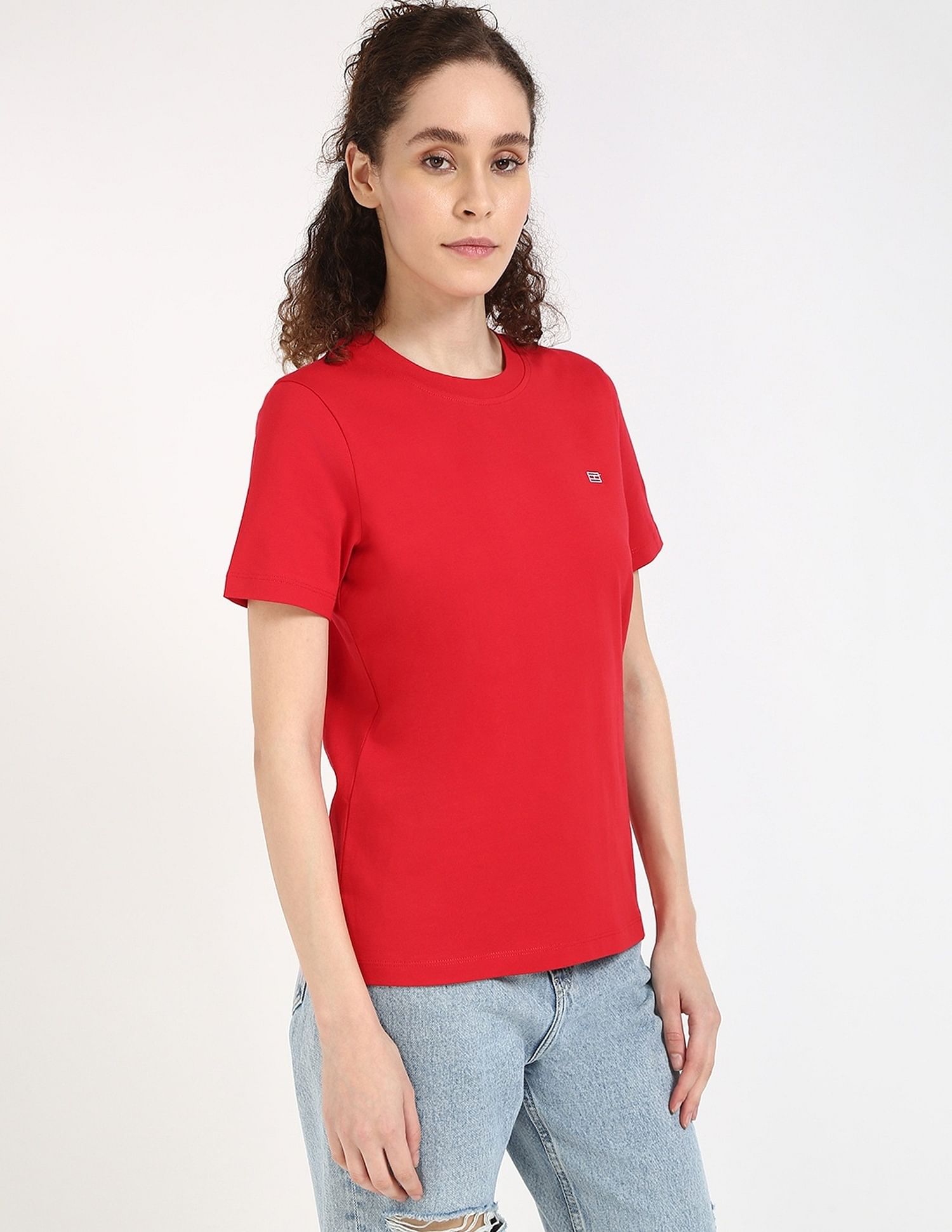 Tommy Hilfiger Solid Regular-Fit Cotton T-Shirt