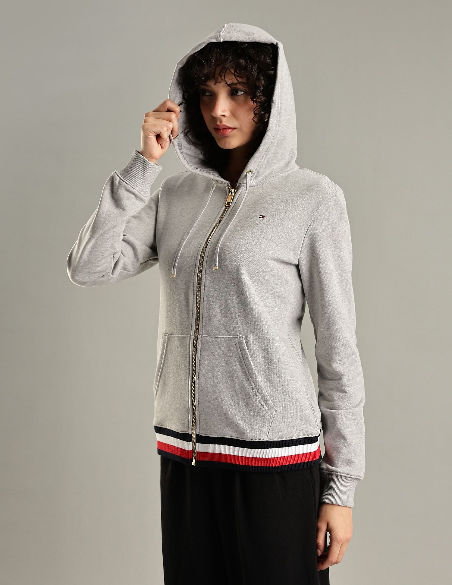 Tommy Hilfiger Regular-Fit Cotton Hooded Neck Sweatshirt