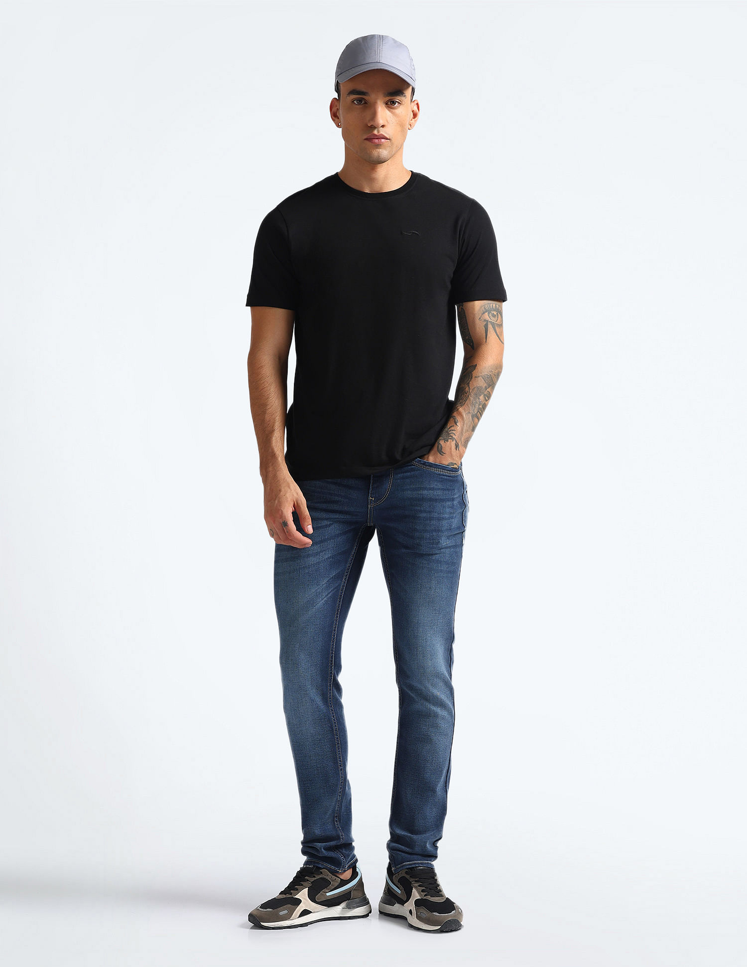 Flying Machine Mid Rise Morrison Skinny Fit Jeans