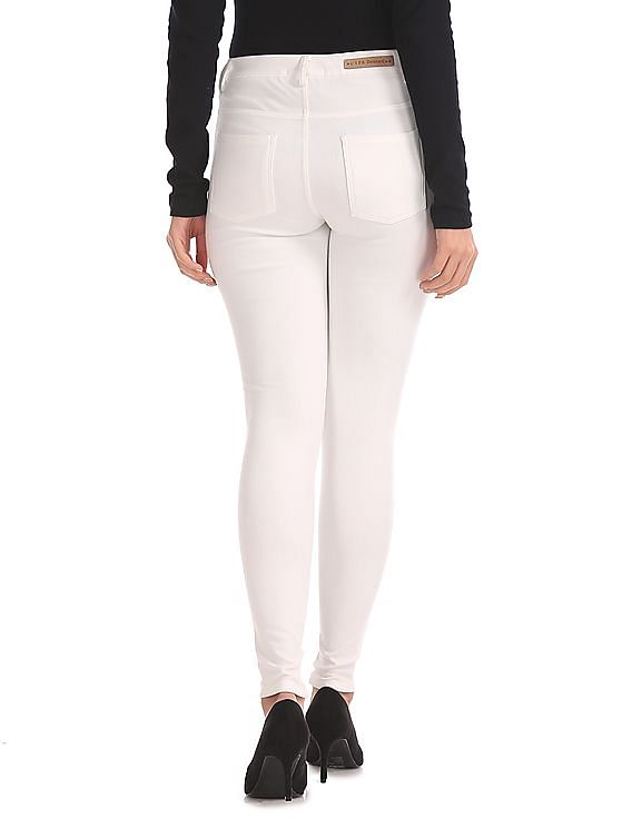 U.S. Polo Assn. Women Standard Fit Elasticized Waist Jeggings