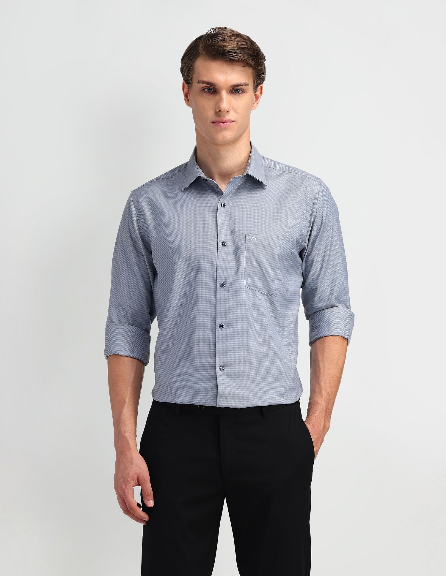 Arrow Liberty Classic Fit Textured Shirt