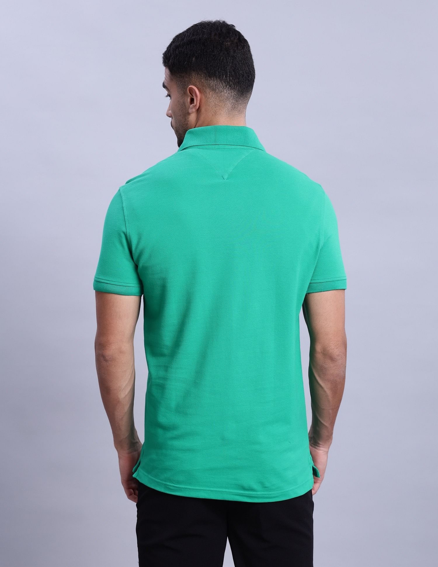 Tommy Hilfiger Solid Regular-Fit Cotton Polo Shirts