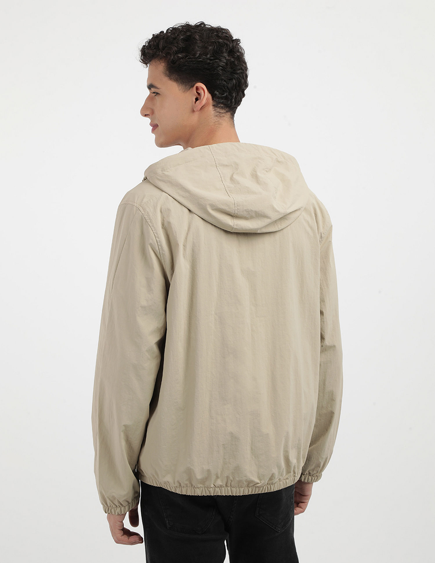 Calvin Klein Jeans Regular Fit Solid Casual Jacket