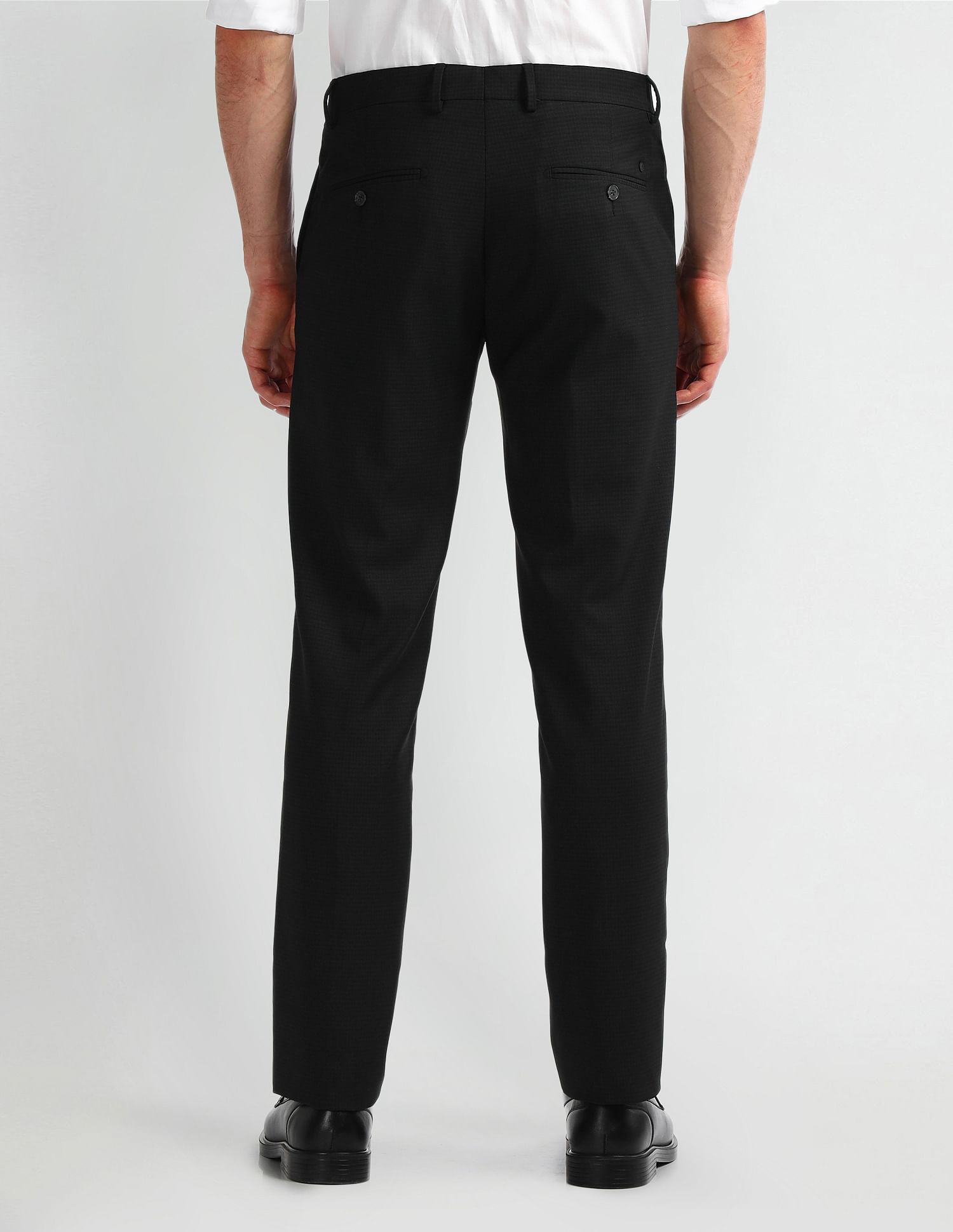 Arrow Mid Rise Tapered Fit Trousers